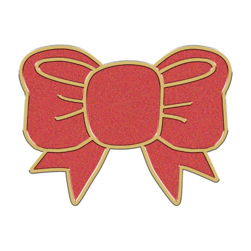 Red Glitter Bow