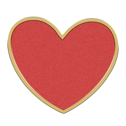 Red Glitter Heart